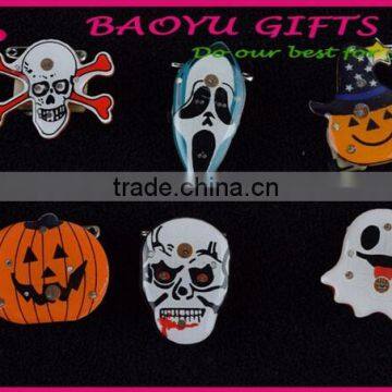 Halloween Badge LED Flicker Badge Pumpkin Ghost Badge photo-2
