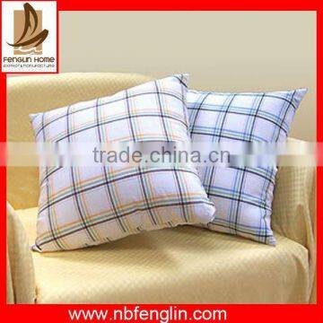 Great review check pattern cotton printing outdoor cushion