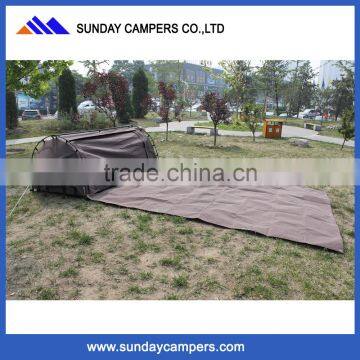 Aluminium frame PVC camping swag tent single waterproof canvas swag