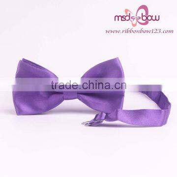 New Design Wholesale Handmade Polyester Ribbon Bow Tie photo-3