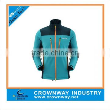 Ladies soft shell jacket, Custom hiking jacket with air conditioning