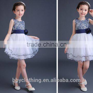 High Quality Girls Sleeveless Princess Children Flower Girl Dress for Party Prom Dresses