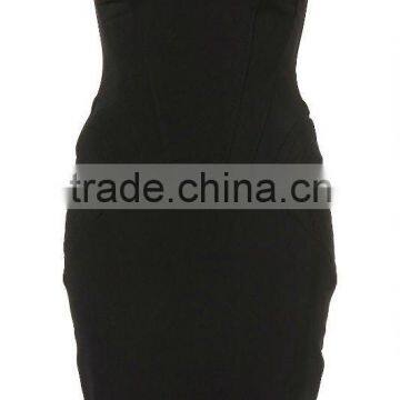 12DR127Bustier Panel Bodycon Dress