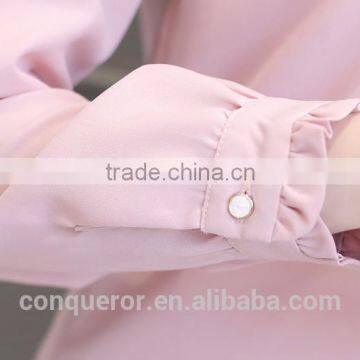 Made to Measure Beautiful Cotton Alim Fit Shirt for Office Women photo-3