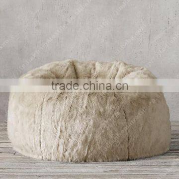 Faux Fur Chair Big Sofa Bed Adult Bean Bag 1 Chair Lounger