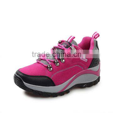 new style purple female fashion climbing shoes sneakers sample for women, best quality outdoor sport walking shoes price cheap