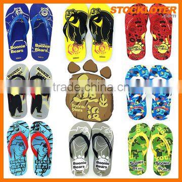 2016 Summer pvc flip flops sandals new design cheap rubber slipper stock lot