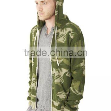 Rocky Printed Eco-fleece Full Face Zip Hoodie for Men photo-2