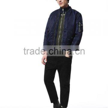 MGOO 2017 New Style Custom Jackets Bomber Long Sleeves Front Pockets Zip Up Mens Jackets Manufacturer photo-5