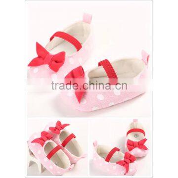 2017 Wholesale Price Lovly Cute Fancy Wedding Princess Baby Shoes With Big Bow photo-5