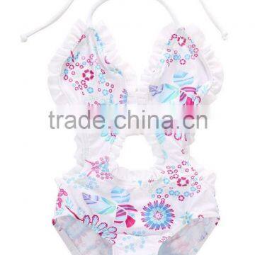 Japanese girl swimsuit one piece swimsuit floral hot selling summer girl clothes