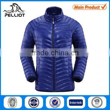 Shiny Foldable Ultra Light Goose Down Jacket For Winters