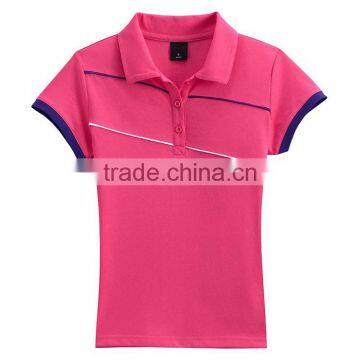 New Design 95% Cotton 5% Spandex Womens Uniform Bulk Polo Shirts photo-3