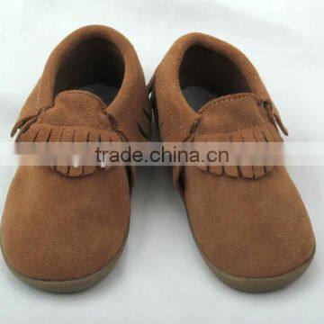 Wholesale Durable Fashion Hard Sole Toddler Baby Handmade Leather Shoes photo-6