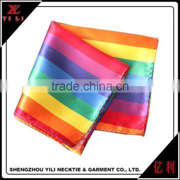 Fashion color cheap custom ladies' handkerchiefs