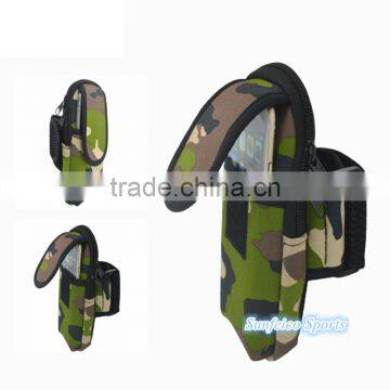 Dual Pocket Running Gym Sports Armband With Large Secure Zippered Phone Pocket~6 Colors Available~Accept Custom photo-5