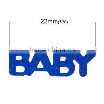 PVC Confetti Party Decoration Baby Shower Message "Baby" At Random photo-2