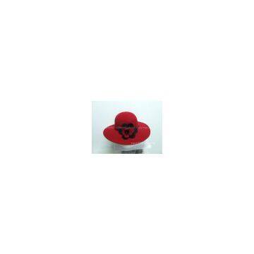 YRWF11129 wide brim wool hat, felt hat,dress hat