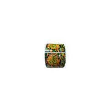 Waterproof Glossy Juice Bottle Labels , Round Label Stickers Roll For Beverage