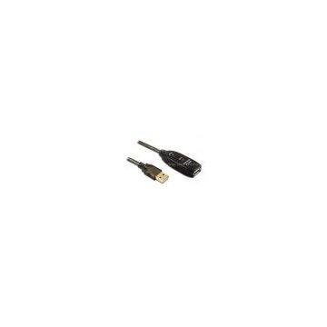 USB 2.0 Extension Active Repeater Cable 20m with DC-Jack