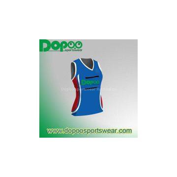 Dopoo Supply Quality Netball Jersey,netball Top Wear ,netball Tshirt,polos Shirt photo-2