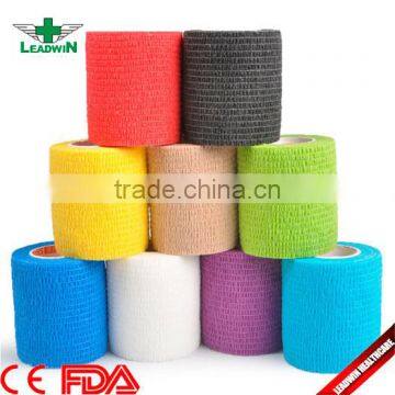 Certificated Non Woven Colored Self Adhesive Waterproof Elastic Bandage photo-3