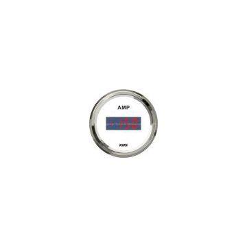 Digital Ampere meter 50A white dial