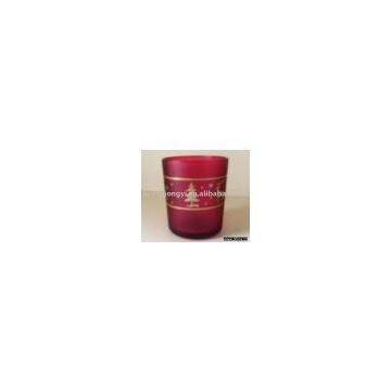 Glass candlestick