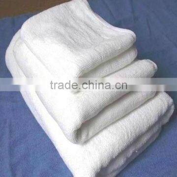 Cheap Promotion Wholesale Hotel Shower Towel Cotton White Color