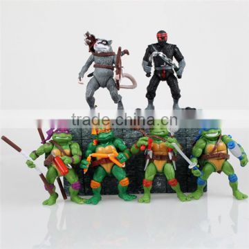 Hot selling Teenage Mutant Ninja Turtles action figure Ninja action figure PVC figures factory price