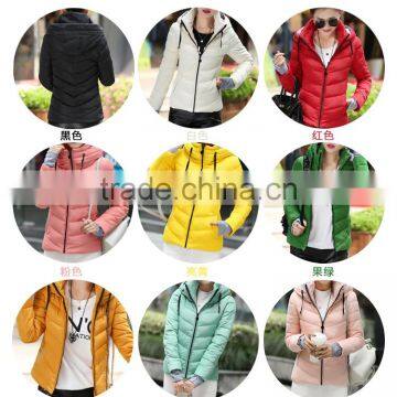 Winter Jacket Women 2017 New Europe Style Hooded Slim Winter Plus Size Parkas