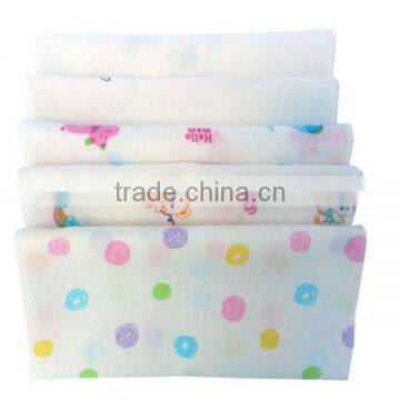 Baby customized cotton muslin printed handkerchief