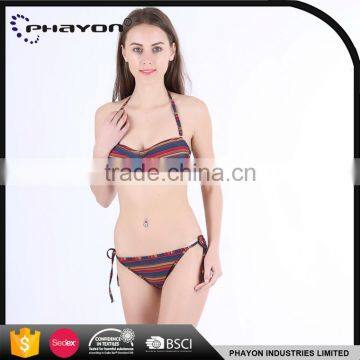 < OEM Service> Handmade Triangle Custom Sexy Seamless Reverisble Brazilian Bikini