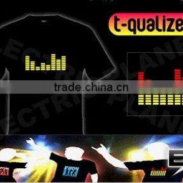 [Super Deal]Wholesale 2009 fashion hot sale T-shirt A26,el t-shirt,led t-shirt