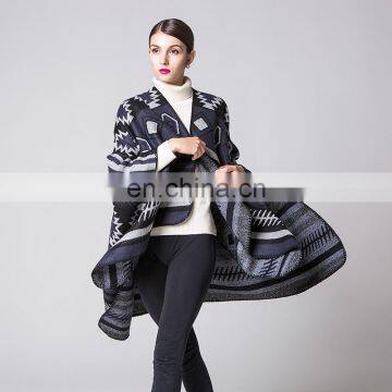 Puzzle Cloak Fashion Thickening Lengthened Warm Shawl photo-2