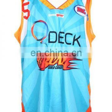 Sublimated Custom Basketball Tops