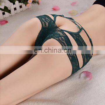 Cheap Hipster Lace Briefs Sexy Night Panties Open Crotch Underwear photo-6