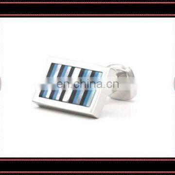 2011 fashion rectangular stone mop cufflinks