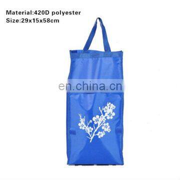 Fashion Design Supermarket Shopping Folding Trolley Bag