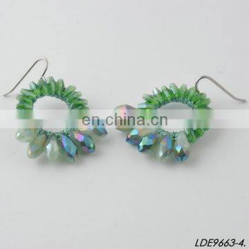 Wired Handmade Crystal Earring