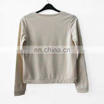 2016 Women's Top With Long Sleeve Round Collar Pullover photo-4