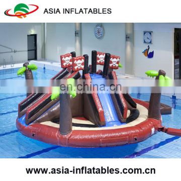 Inflatable Pirate Play Island Aqua Run