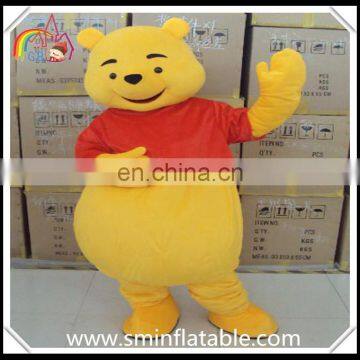 Popular Design Winnie Bear Mascot Costume, Fur Cartoon Costume photo-4