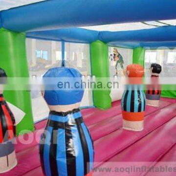 2015 AOQI new designed crazy fun hot seller footall bouncer AQ0147 for kids