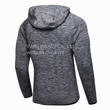 Wholesale Mens Best Zip up Hoodies Outerwear Jackets for Men With Reflective Tape Pocket at Left Sleeve photo-2