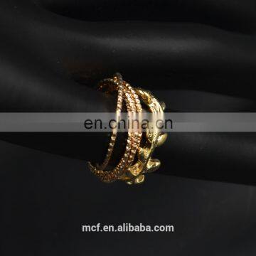 MCR-0021 In stock latest fashion design gold rings for girl ,wedding engagement ring