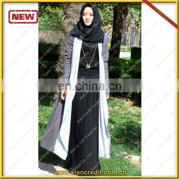 New design jersey muslim women front open abaya