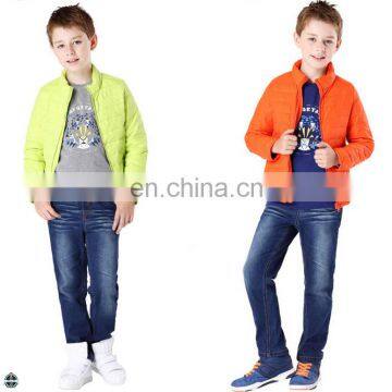 T-BC016 Simple Casual Boy No Hood Lightweight Down Jacket