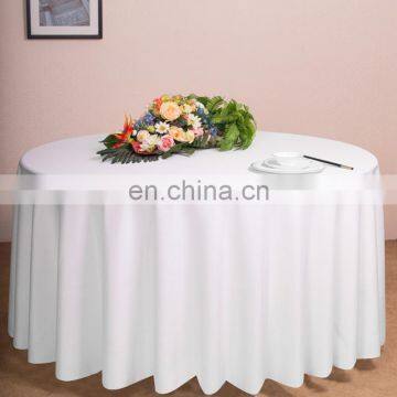 cheap polyester western white round tablecloths