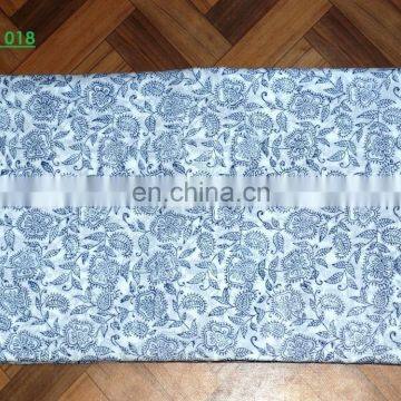 Vishal Handicraft-50 Yards Floral Printed Cotton Fabric/Natural Dye Print Cotton Block Print Fabric Wholesale photo-4